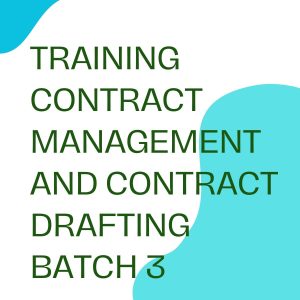 pelatihan CONTRACT MANAGEMENT AND CONTRACT DRAFTING BATCH 3 di jogja