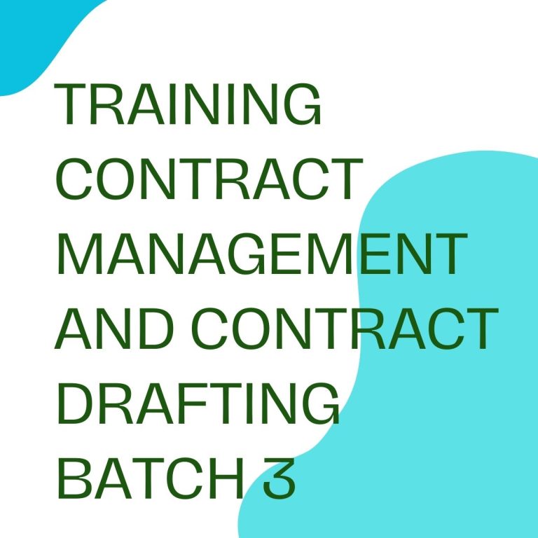 pelatihan CONTRACT MANAGEMENT AND CONTRACT DRAFTING BATCH 3 di jogja