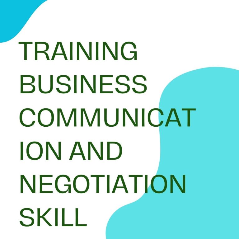 pelatihan BUSINESS COMMUNICATION AND NEGOTIATION SKILL di jogja