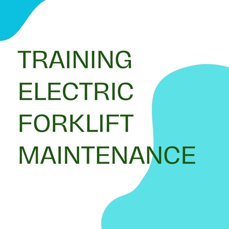 pelatihan ELECTRIC FORKLIFT MAINTENANCE di jogja