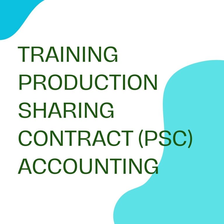 pelatihan PRODUCTION SHARING CONTRACT (PSC) ACCOUNTING di jogja