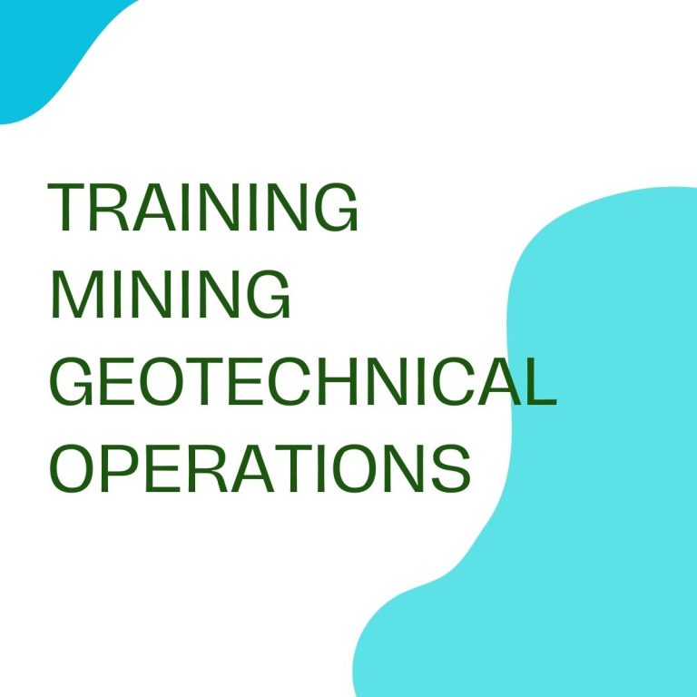 pelatihan MINING GEOTECHNICAL OPERATIONS di jogja