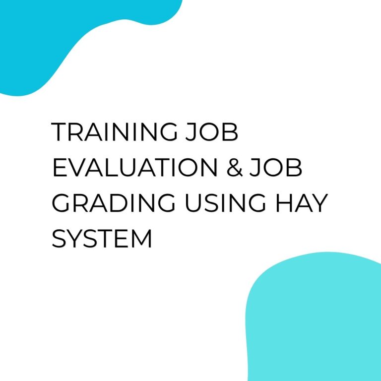 pelatihan JOB EVALUATION & JOB GRADING USING HAY SYSTEM di jogja