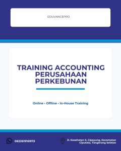 pelatihan ACCOUNTING PERUSAHAAN PERKEBUNAN di jogja