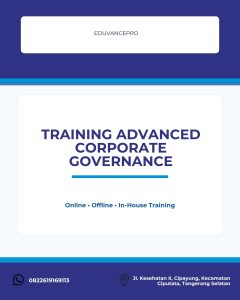 pelatihan ADVANCED CORPORATE GOVERNANCE di jogja