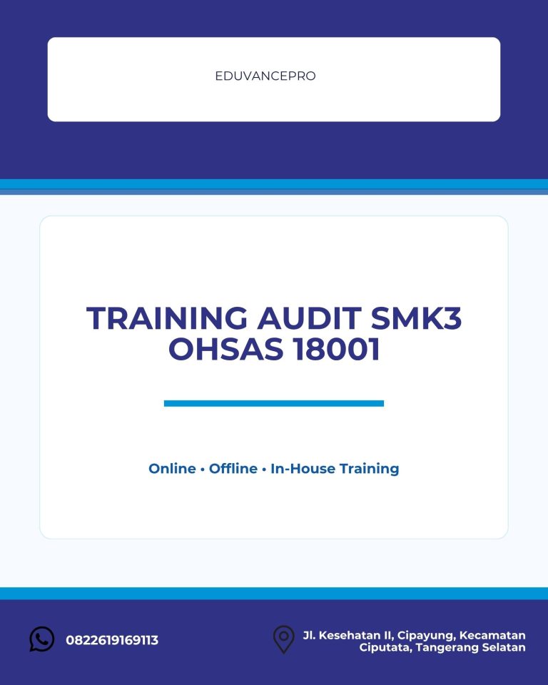 pelatihan AUDIT SMK3 OHSAS 18001 di jogja