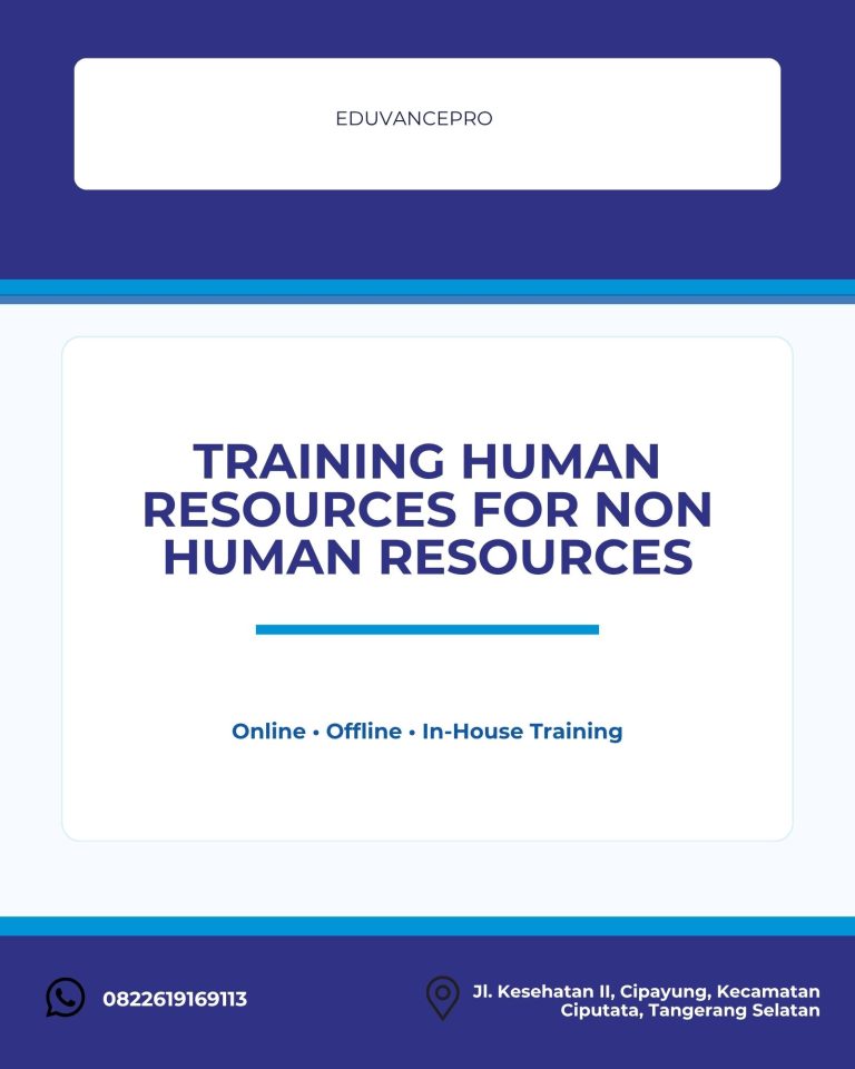pelatihan HUMAN RESOURCES FOR NON HUMAN RESOURCES di jogja