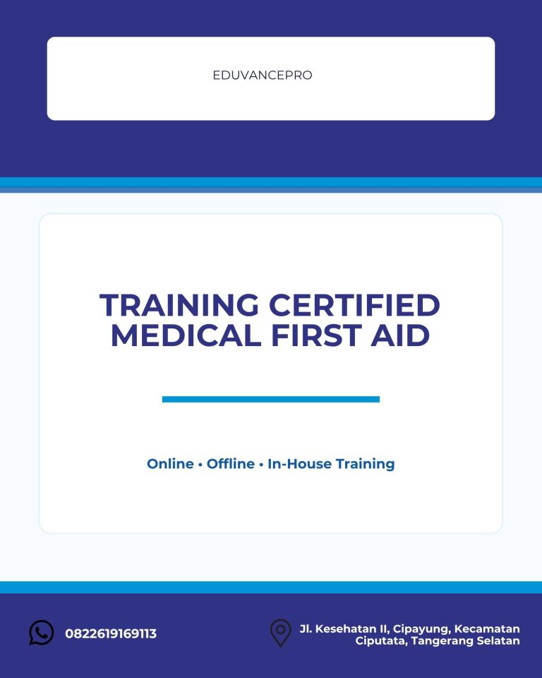 pelatihan CERTIFIED MEDICAL FIRST AID di jogja