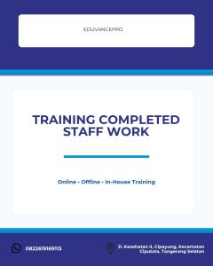pelatihan COMPLETED STAFF WORK di jogja