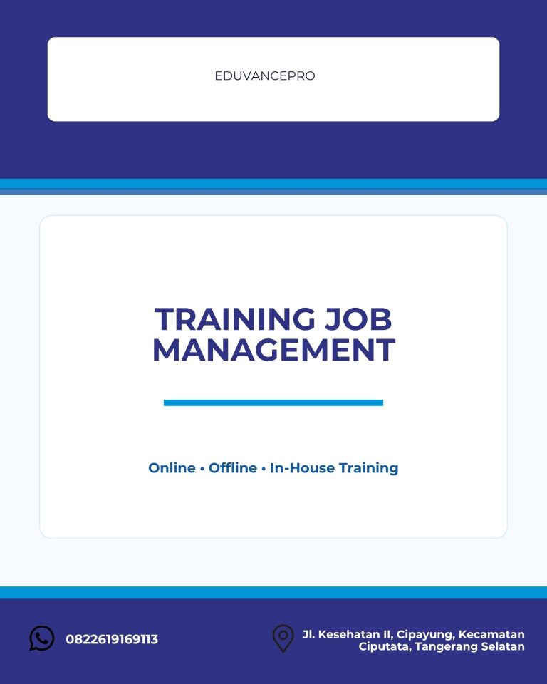 pelatihan JOB MANAGEMENT di jogja