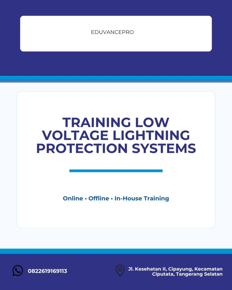 pelatihan LOW VOLTAGE LIGHTNING PROTECTION SYSTEMS di jogja