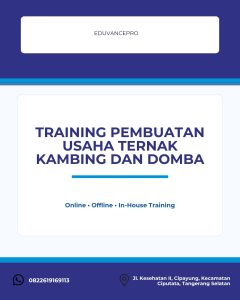 pelatihan PEMBUATAN USAHA TERNAK KAMBING DAN DOMBA di jogja
