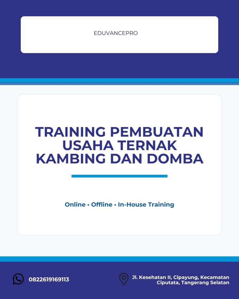 pelatihan PEMBUATAN USAHA TERNAK KAMBING DAN DOMBA di jogja